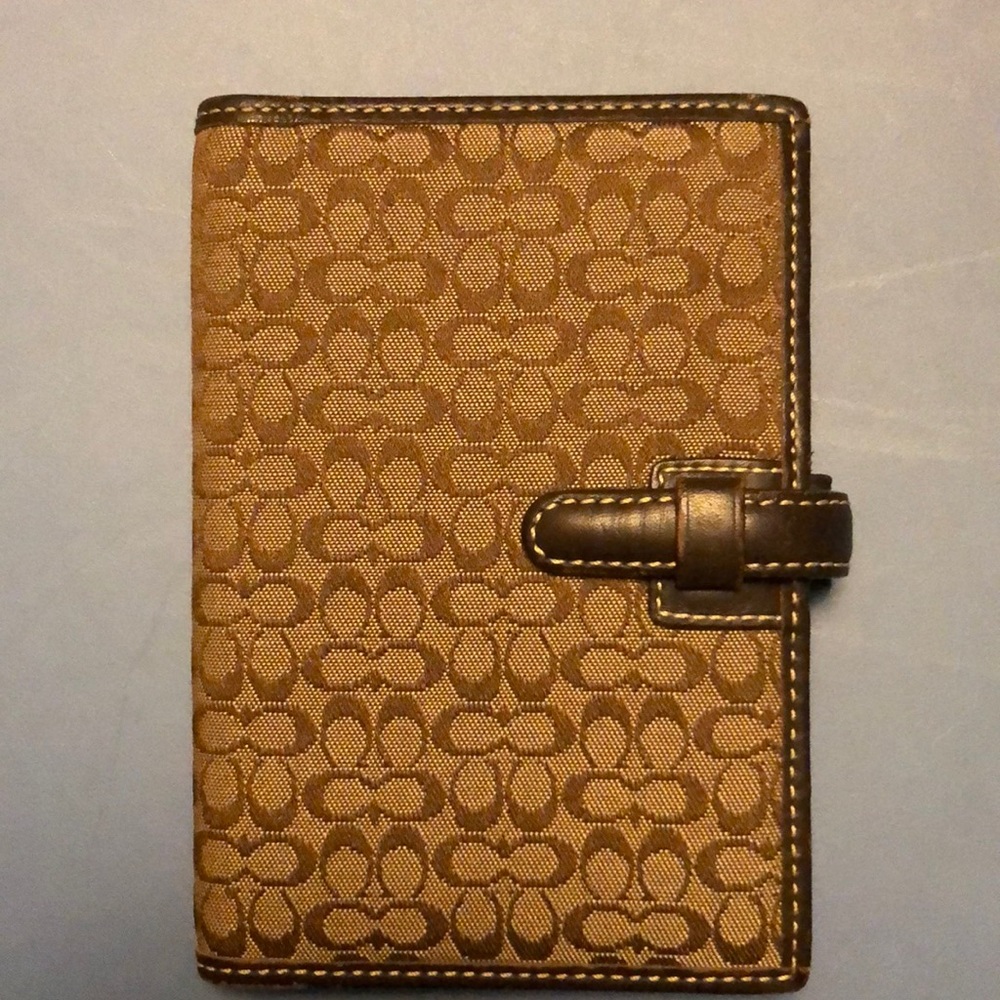 Coach signature planner cover